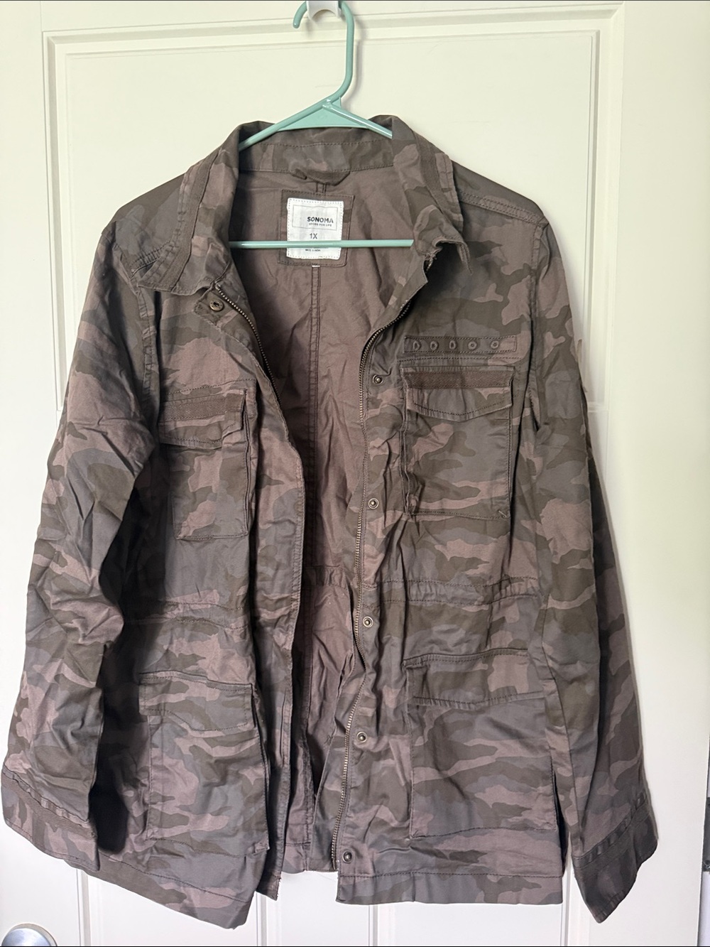 Sonoma Brown and Green Camo Field Jacket
